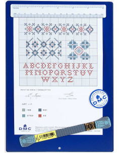 Magnetisch bord met uitschuifbare standaard 18 x 26 cm DMC 2