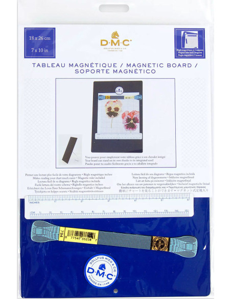 Magnetisch bord met uitschuifbare standaard 18 x 26 cm DMC