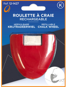 Navulbaar krijtrolwiel