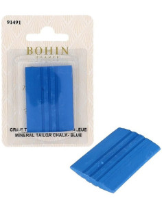 Blauwe rechthoekige minerale kleermakerskrijt Bohin