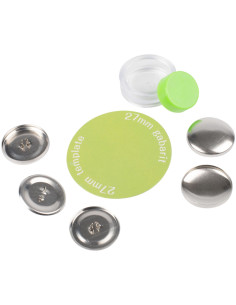 Doos met 3 knopen om te bekleden met Bohin plaatsingsgereedschap - 27 mm 2