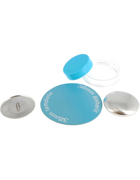 Doos met 2 knopen om te bekleden met Bohin plaatsingsgereedschap - 38 mm