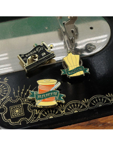 Magnetische naaldenhouder Bohin - Vintage paspop