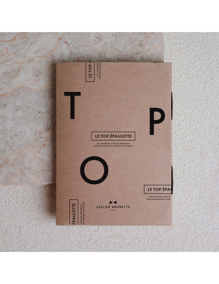 Patroon DE top met epauletten - Atelier Brunette