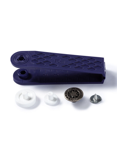 Doos met 8 jeansknopen 17mm