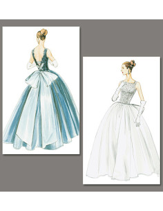 Jurkpatroon jaar 1956 - Vogue 8729