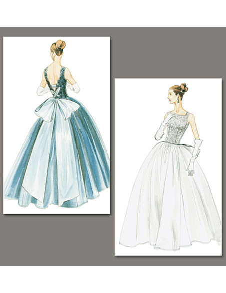 Jurkpatroon jaar 1956 - Vogue 8729