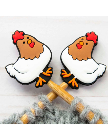 Breistoppers voor breinaalden - Poulette