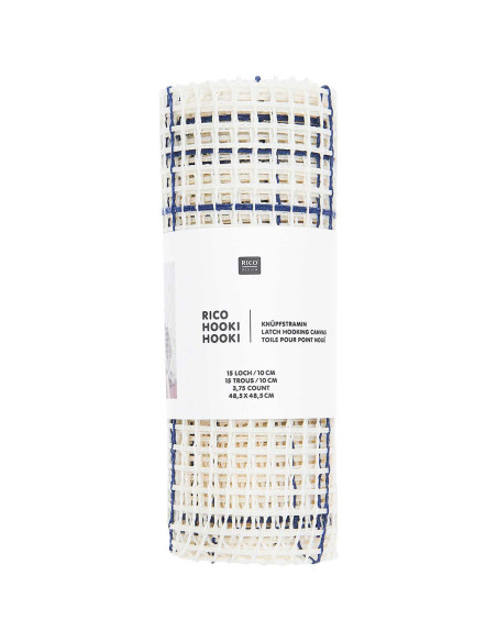 Canvas voor knoopwerk Hooki Hooki - 15 gaten per 10 cm - 48,5 x 48,5 cm