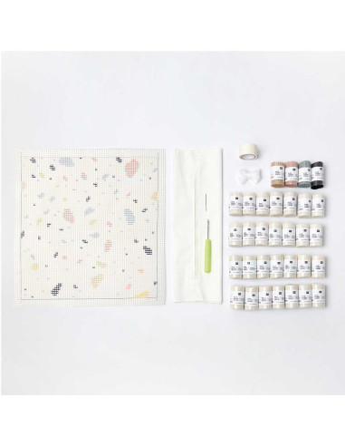 Knoopset - Terrazzo Kussen