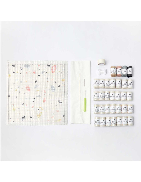 Knoopset - Terrazzo Kussen