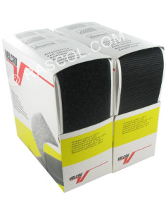 VELCRO® Merk zwart klittenband 50 mm breed doos van 5 meter