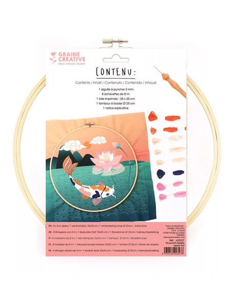 Punch needle kit - Koï-karper