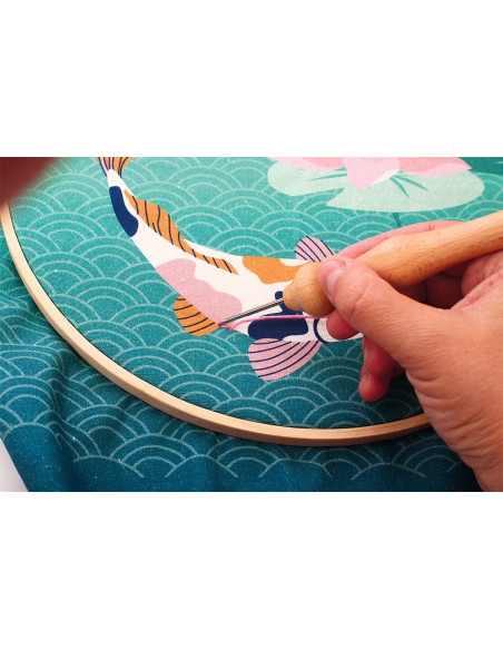 Punch needle kit - Koï-karper