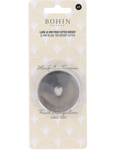 1 vervangmes voor Bohin roterende snijder - 45 mm