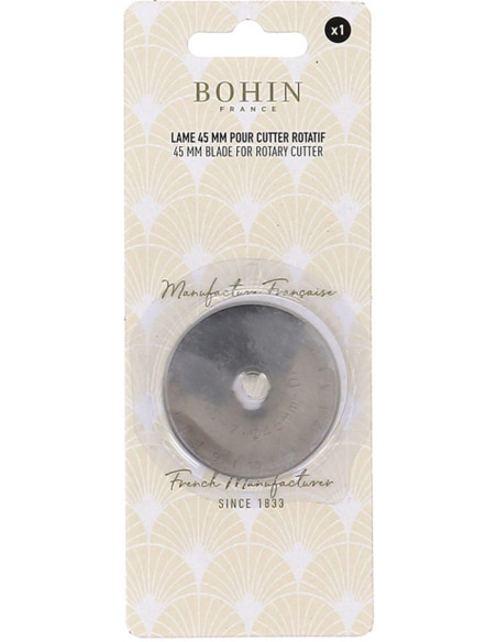 1 vervangmes voor Bohin roterende snijder - 45 mm