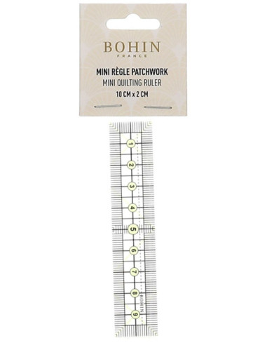 Mini patchwork- en naaimal Bohin 2 x 10 cm
