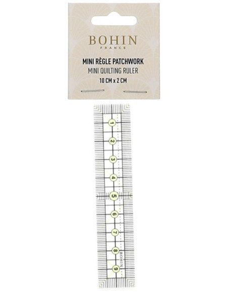 Mini patchwork- en naaimal Bohin 2 x 10 cm