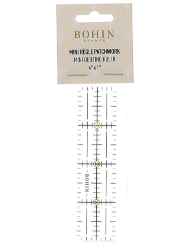 Mini patchwork- en naaimal Bohin 1 x 4 inch