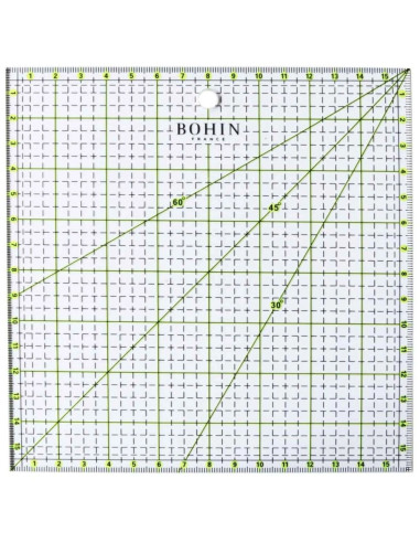 Patchwork liniaal Bohin 16 x 16 cm