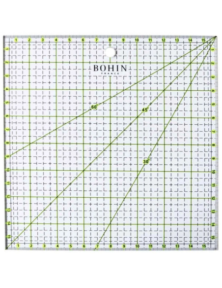 Patchwork liniaal Bohin 16 x 16 cm