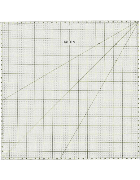 Bohin patchwork liniaal vierkant 32 x 32 cm