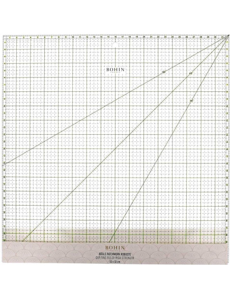 Bohin patchwork liniaal vierkant 32 x 32 cm
