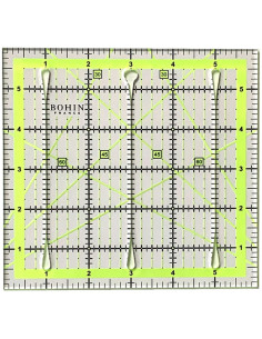 Patchworkliniaal met snijgleuven Bohin 6 x 6 inch 2