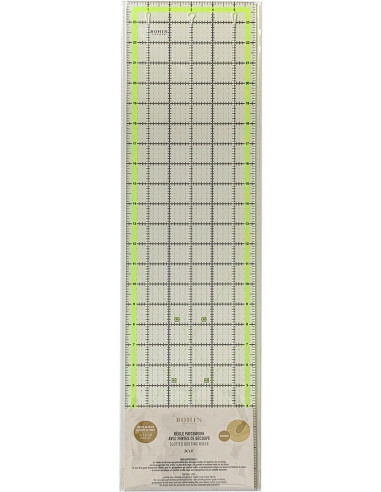 Patchwork liniaal met snijgleuven Bohin 6 x 24 inch
