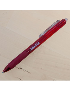 Premium uitwisbare pen met warmte Rascol - Rood