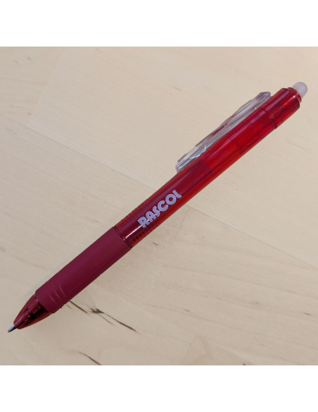 Premium uitwisbare pen met warmte Rascol - Rood