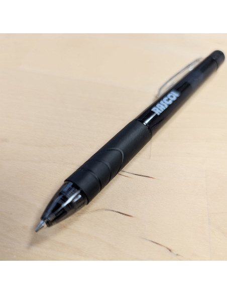 Premium uitwisbare pen met warmte Rascol - Zwart