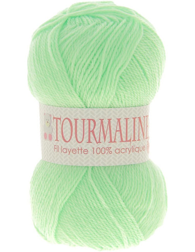 Sachet de 2 pelotes de fils à tricoter layette Tourmaline