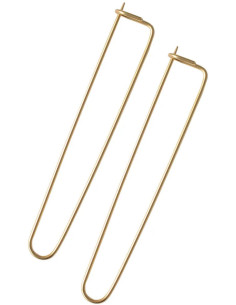 Set van 2 gouden stekenhouders voor breien 13 cm