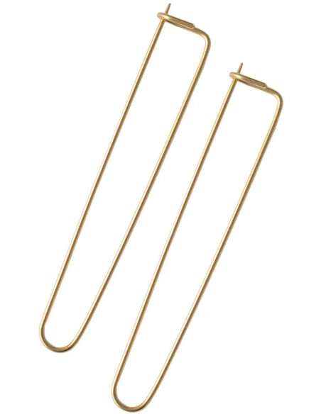 Set van 2 gouden stekenhouders voor breien 13 cm