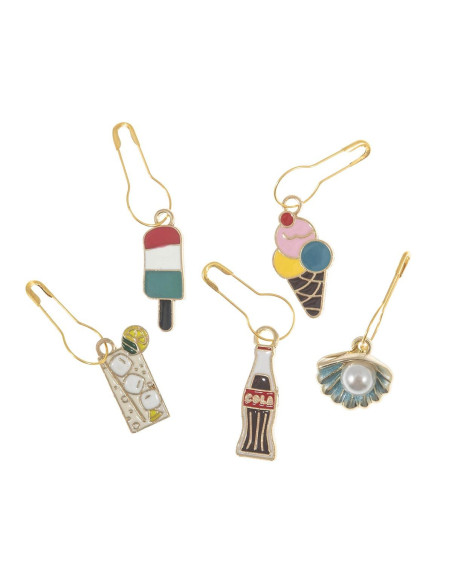Set van 5 gaasmarkeerders - Zomer