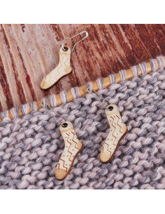 Set van 10 breimarkers - Woolly Sock