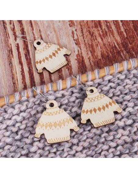 Set van 10 breimarkers - Woolly Jumper