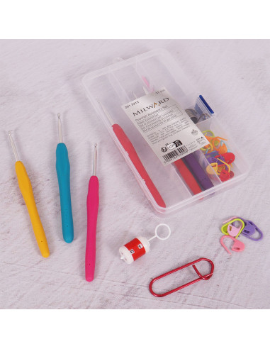 Set van 6 haken en accessoires