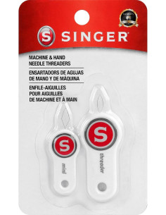 Set van 2 draadinstekers voor naaimachine- en handnaalden Singer