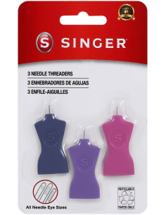 Set van 3 naaldinrijgers mannequin Singer