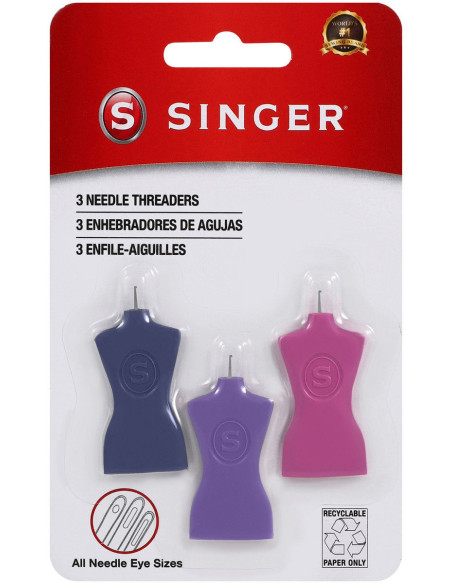 Set van 3 naaldinrijgers mannequin Singer