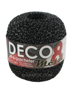 Katoen deco 8 lurex