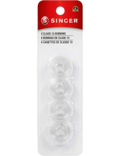 Transparante plastic blikjes Class 15 Singer