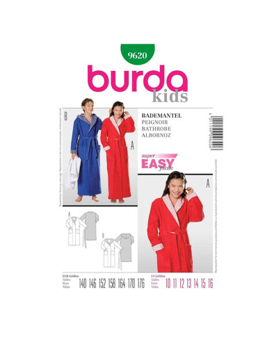 Badjaspatroon - Burda 9620