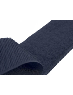 Marineblauwe klittenband om te naaien, 20 mm breed per meter 2