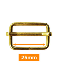 Glijdende gesp - Goud 25 mm