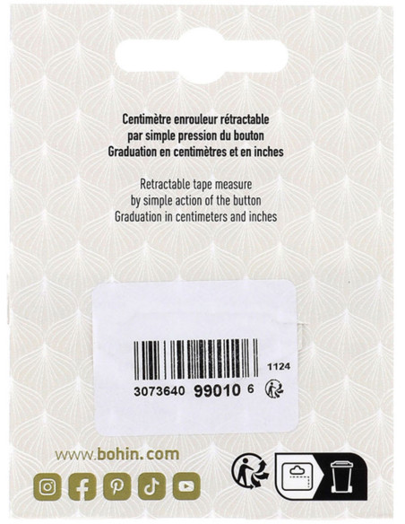 Rolmaat 150 cm Luipaard Bohin