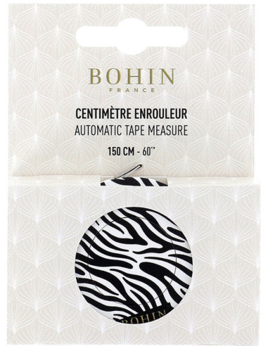 Rolmaat 150 cm Zebra Bohin
