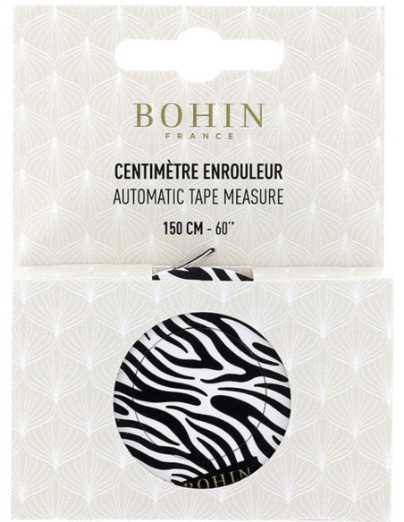 Rolmaat 150 cm Zebra Bohin
